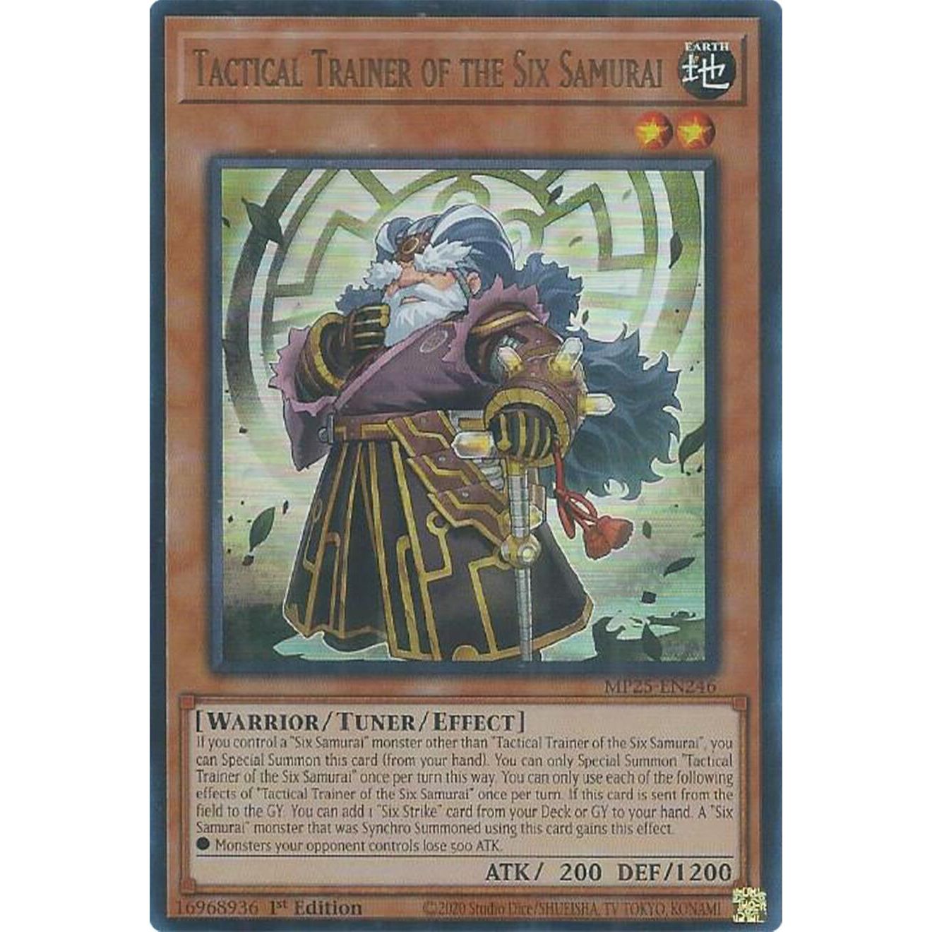 Image for Tactical Trainer of the Six Samurai (MP25-EN246) (MP25) - YuGiOh
