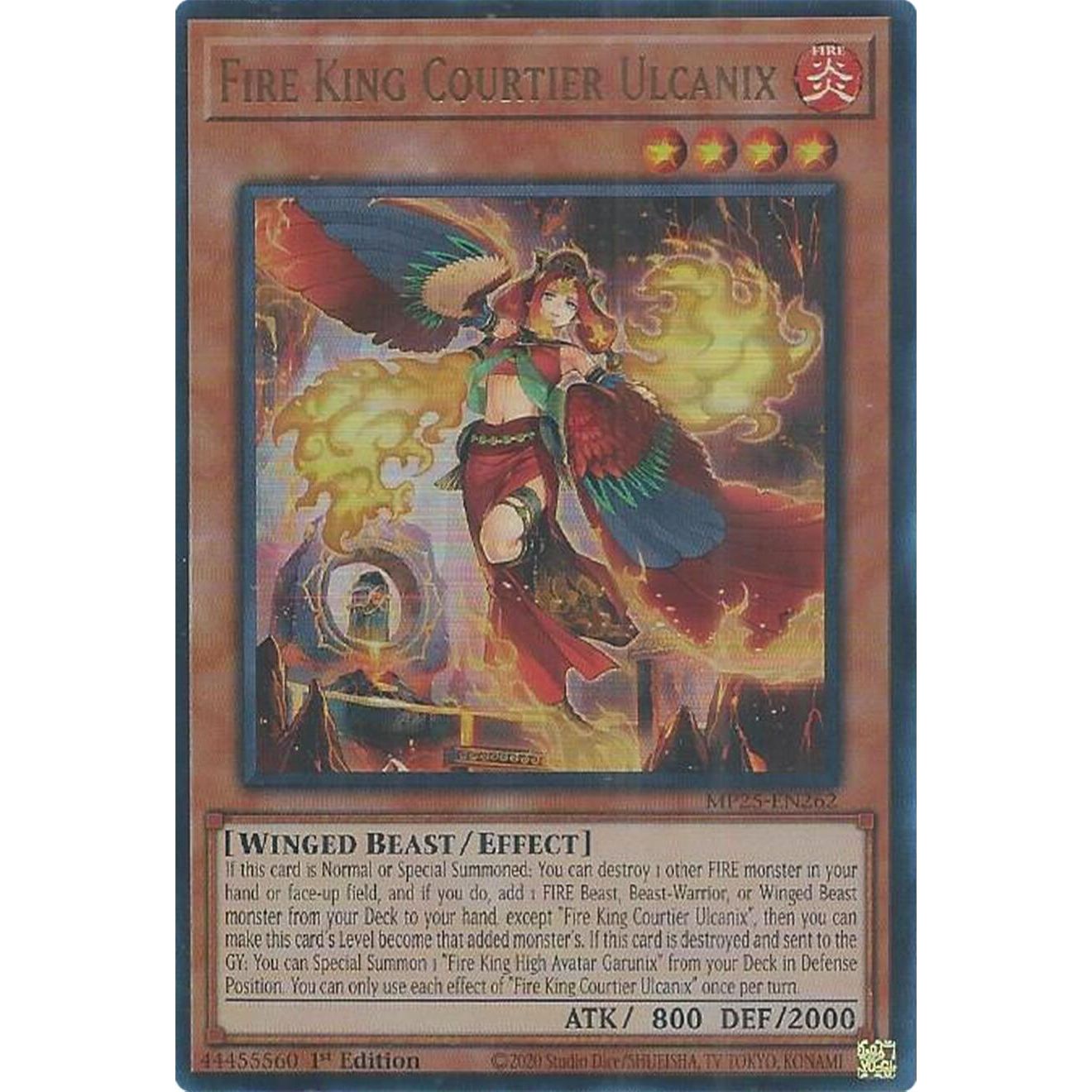 Image for Fire King Courtier Ulcanix (MP25-EN262) (MP25) - YuGiOh