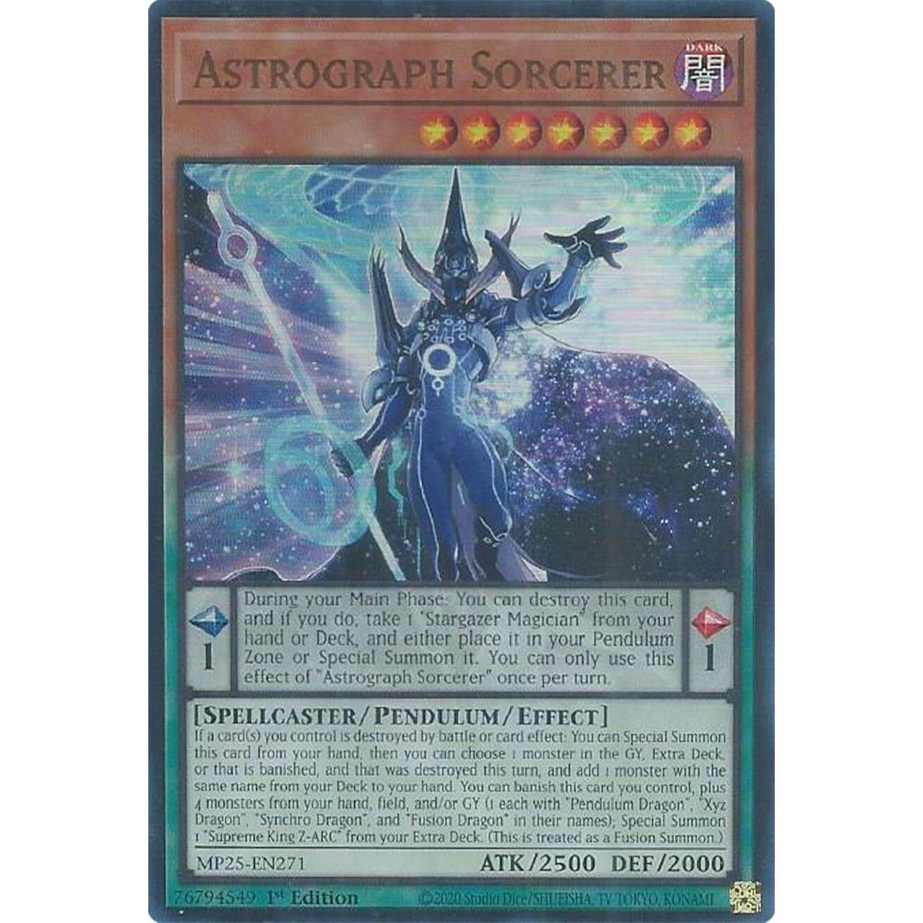Image for Astrograph Sorcerer (MP25-EN271) (MP25) - YuGiOh