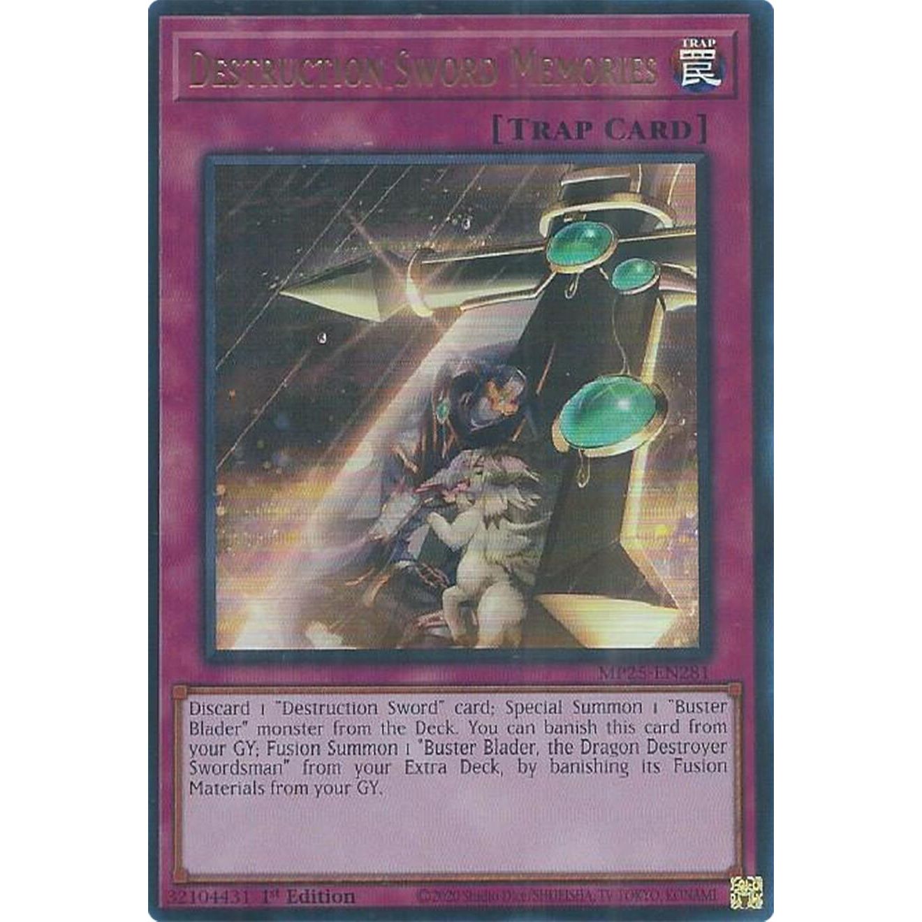 Image for Destruction Sword Memories (MP25-EN281) (MP25) - YuGiOh