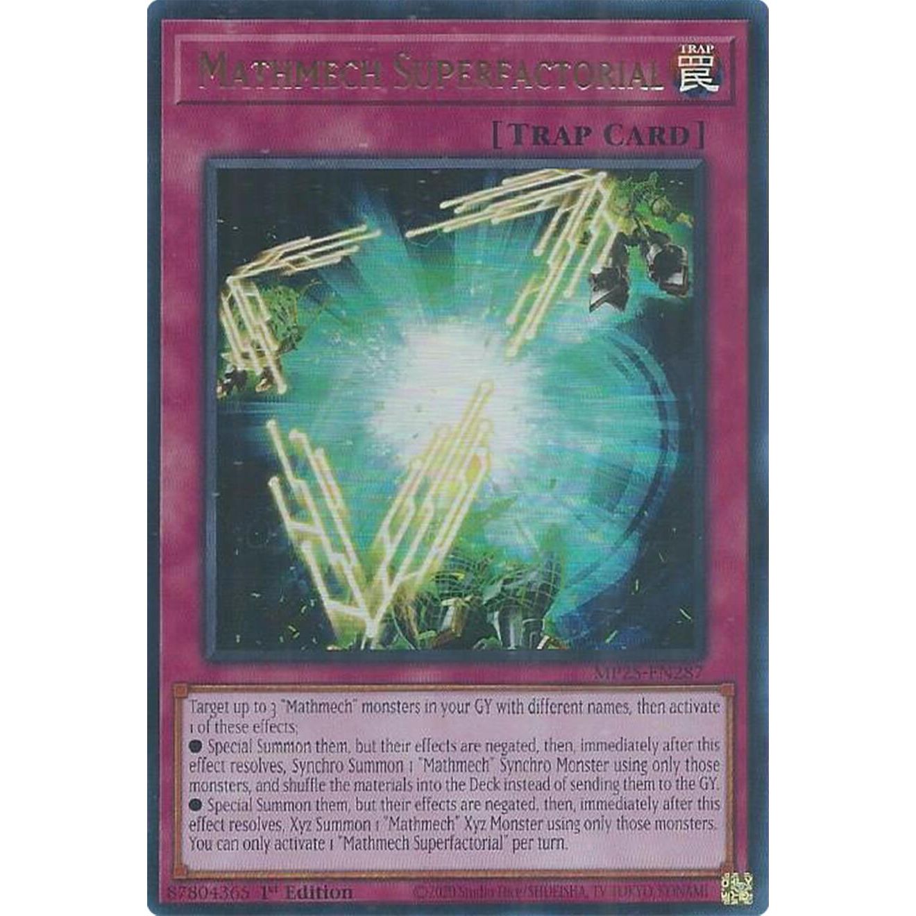 Image for Mathmech Superfactorial (MP25-EN287) (MP25) - YuGiOh