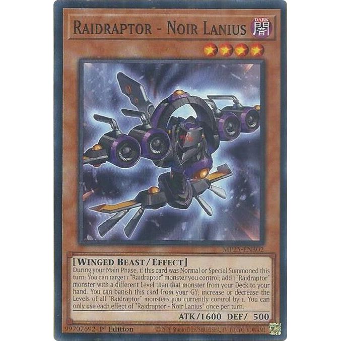 Image for Raidraptor - Noir Lanius (MP25-EN302) (MP25) - YuGiOh