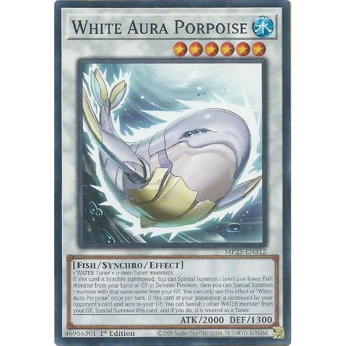 Image for White Aura Porpoise (MP25-EN312) (MP25) - YuGiOh