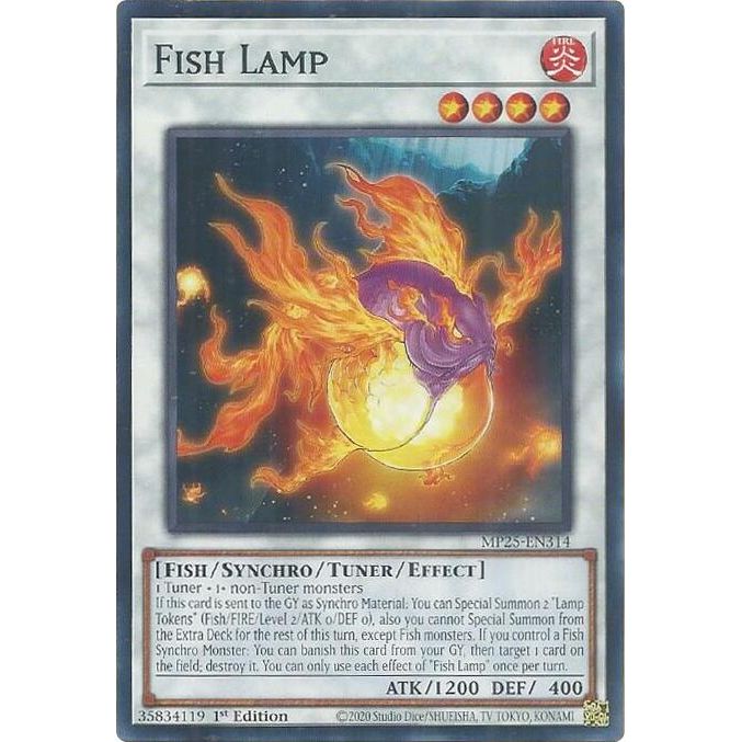 Image for Fish Lamp (MP25-EN314) (MP25) - YuGiOh