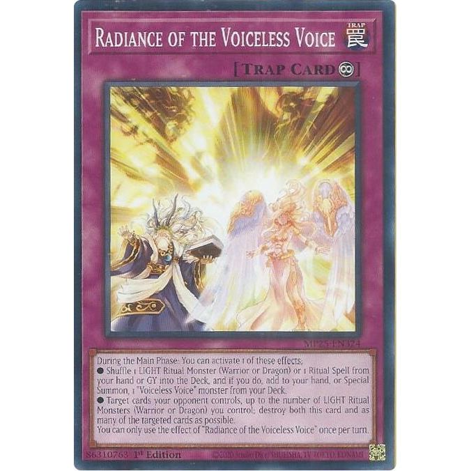 Image for Radiance of the Voiceless Voice (MP25-EN324) (MP25) - YuGiOh