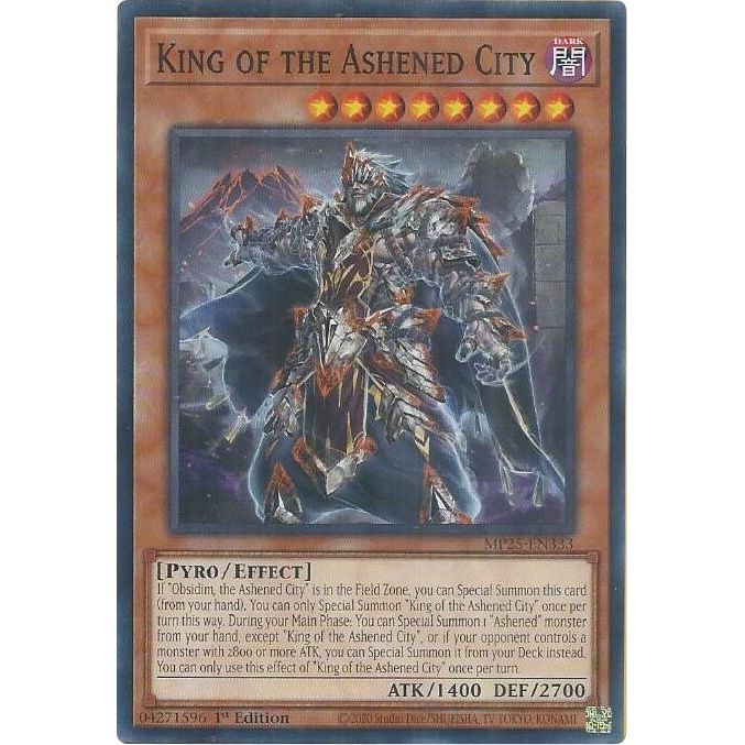 Image for King of the Ashened City (MP25-EN333) (MP25) - YuGiOh