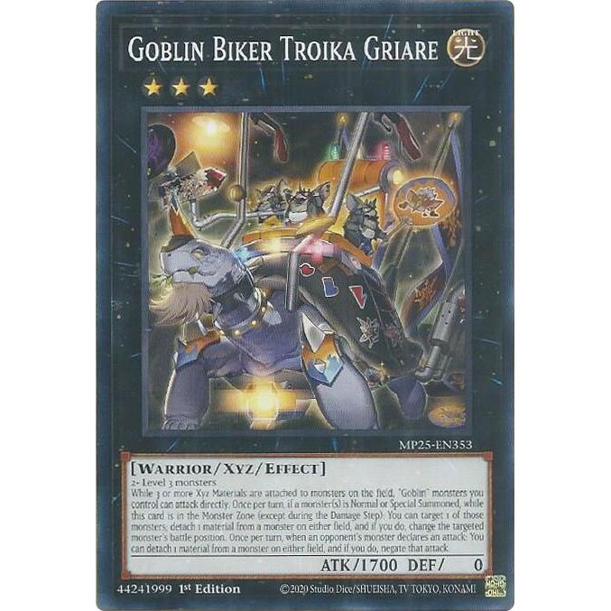 Image for Goblin Biker Troika Griare (MP25-EN353) (MP25) - YuGiOh