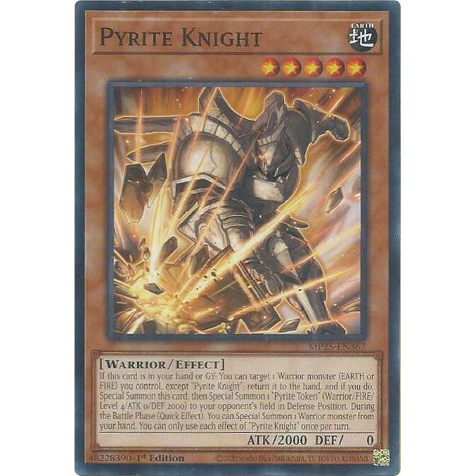 Image for Pyrite Knight (MP25-EN367) (MP25) - YuGiOh