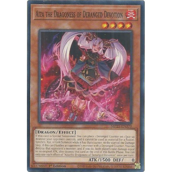 Image for Aiza the Dragoness of Deranged Devotion (MP25-EN370) (MP25) - YuGiOh