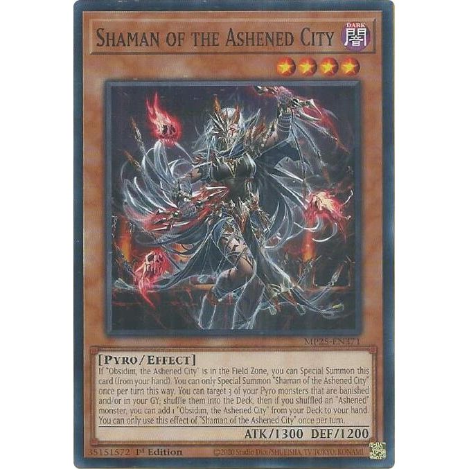 Image for Shaman of the Ashened City (MP25-EN371) (MP25) - YuGiOh