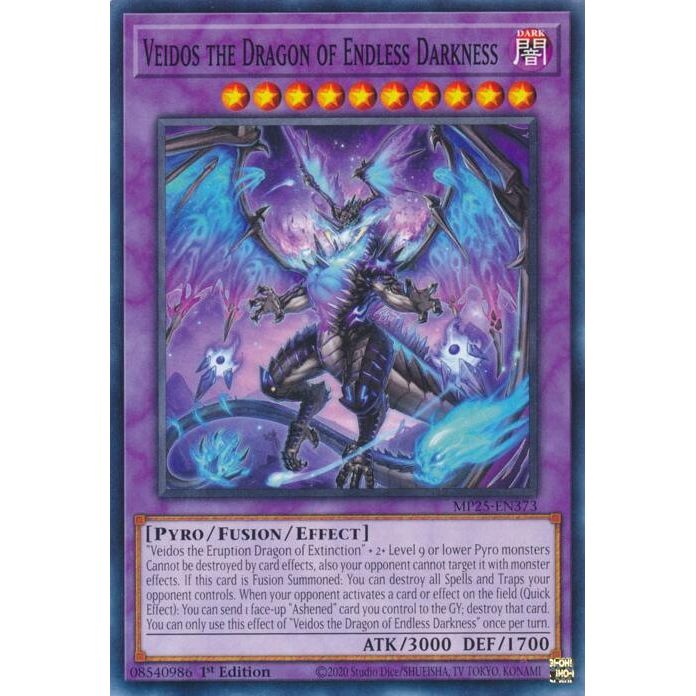 Image for Veidos the Dragon of Endless Darkness (MP25-EN373) (MP25) - YuGiOh