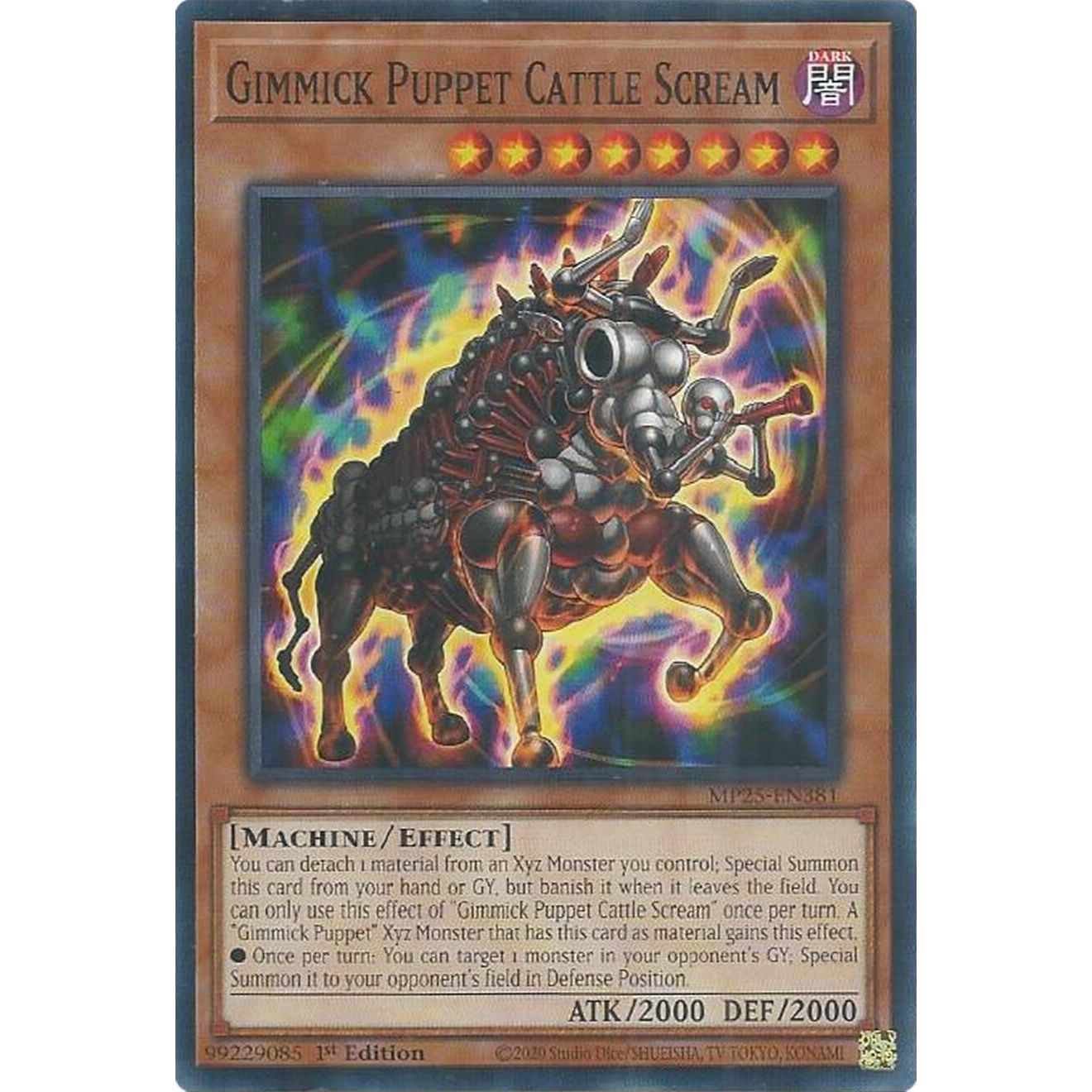 Image for Gimmick Puppet Cattle Scream (MP25-EN381) (MP25) - YuGiOh