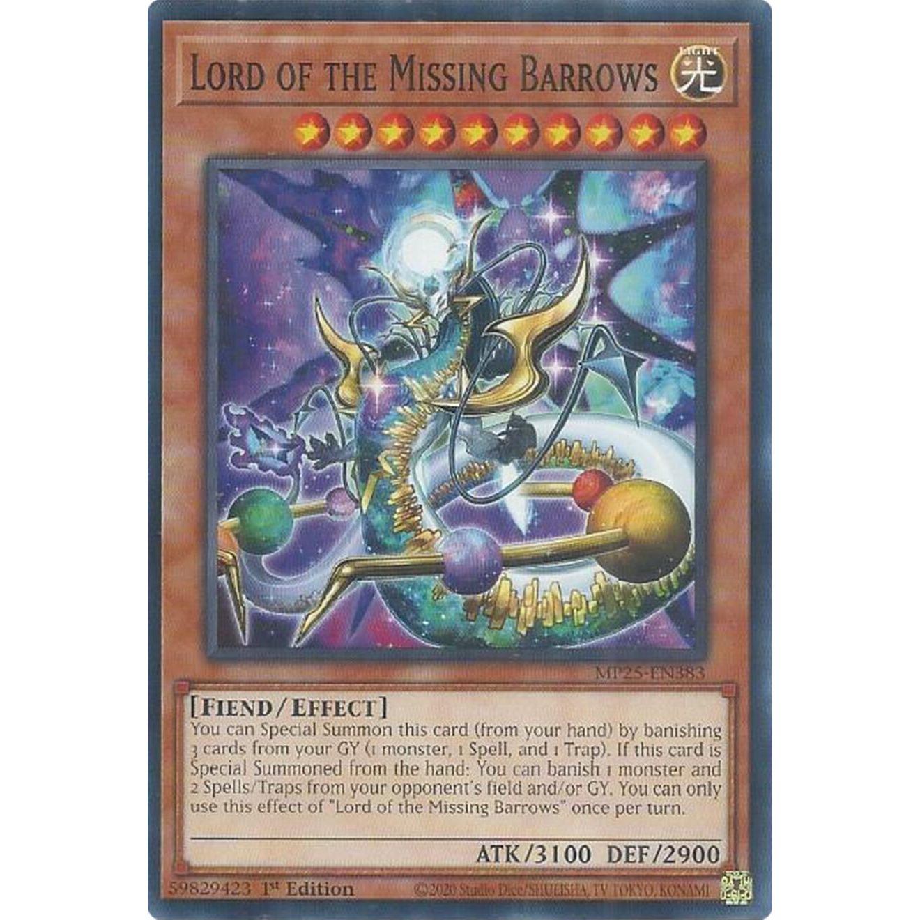 Image for Lord of the Missing Barrows (MP25-EN383) (MP25) - YuGiOh