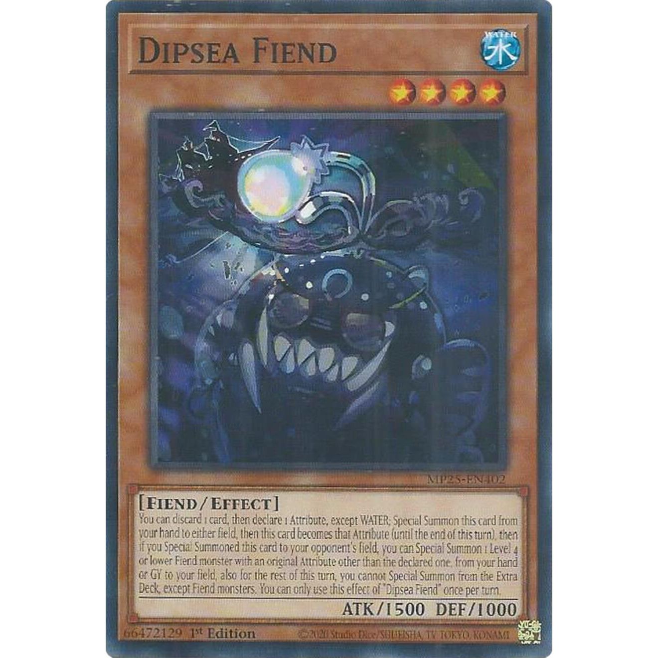 Image for Dipsea Fiend (MP25-EN402) (MP25) - YuGiOh