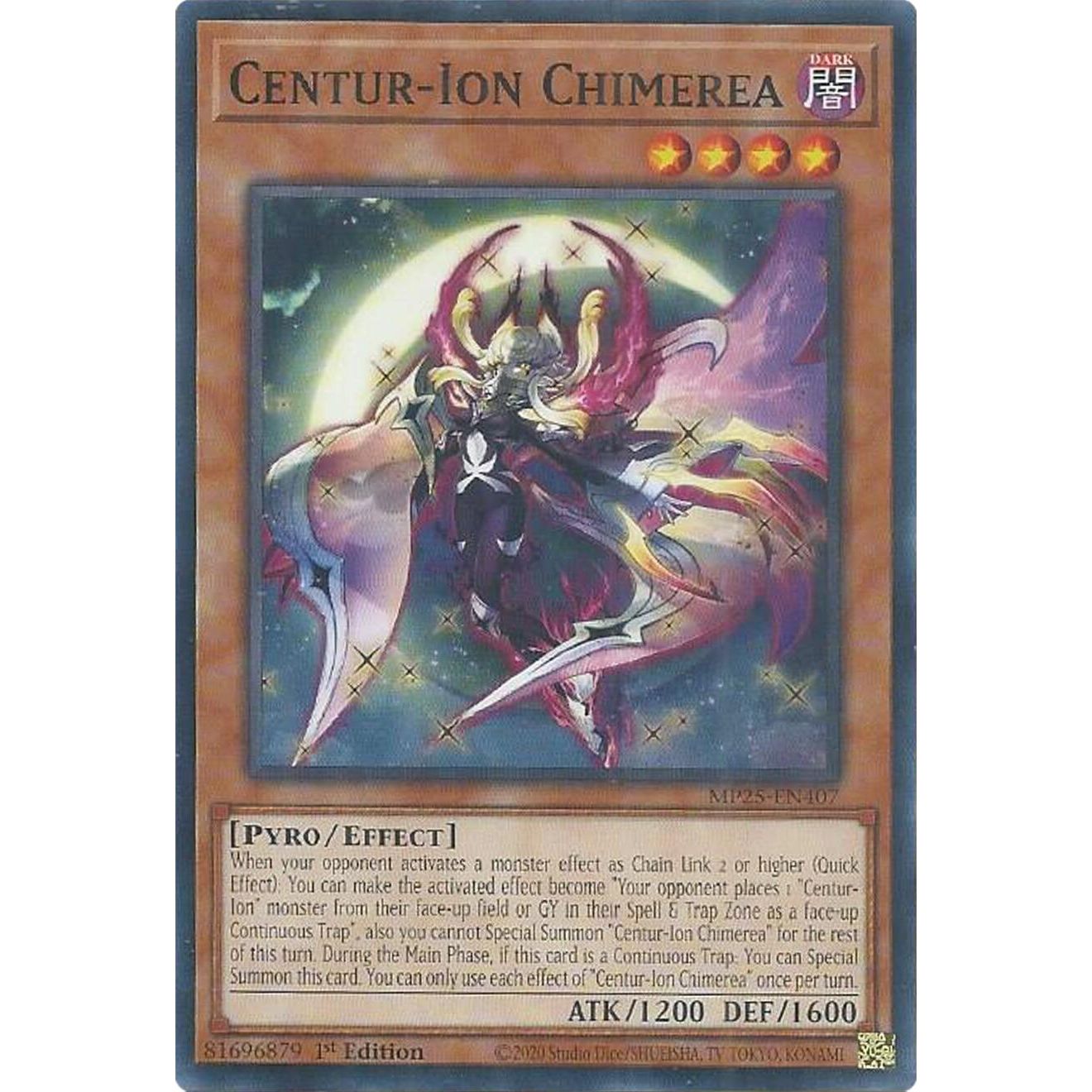 Image for Centur-Ion Chimerea (MP25-EN407) (MP25) - YuGiOh