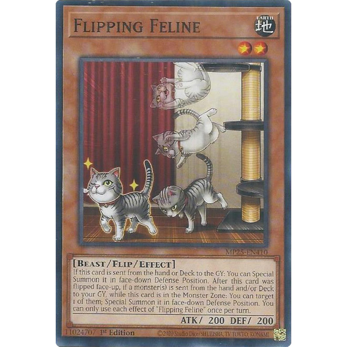 Image for Flipping Feline (MP25-EN410) (MP25) - YuGiOh