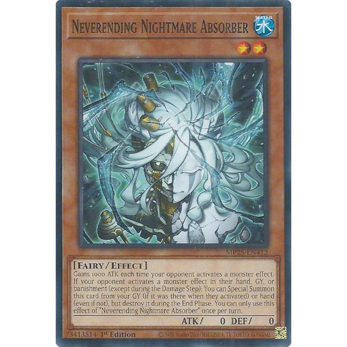 Image for Neverending Nightmare Absorber (MP25-EN412) (MP25) - YuGiOh