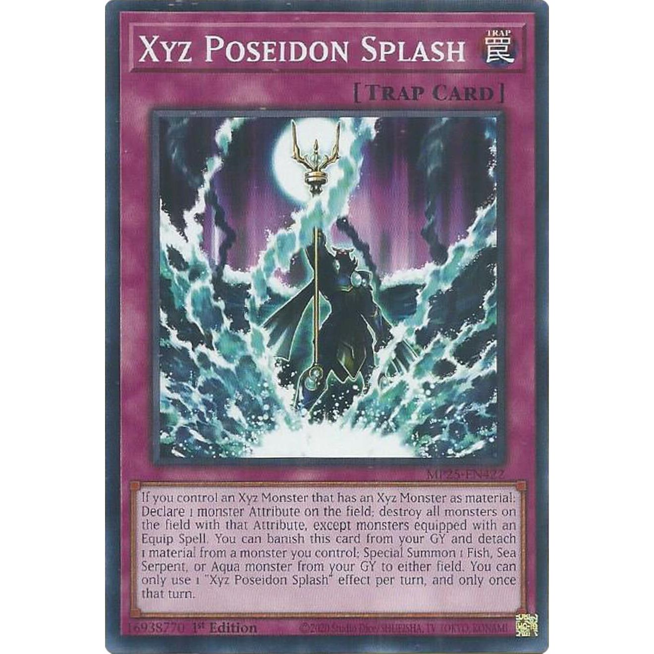 Image for Xyz Poseidon Splash (MP25-EN422) (MP25) - YuGiOh