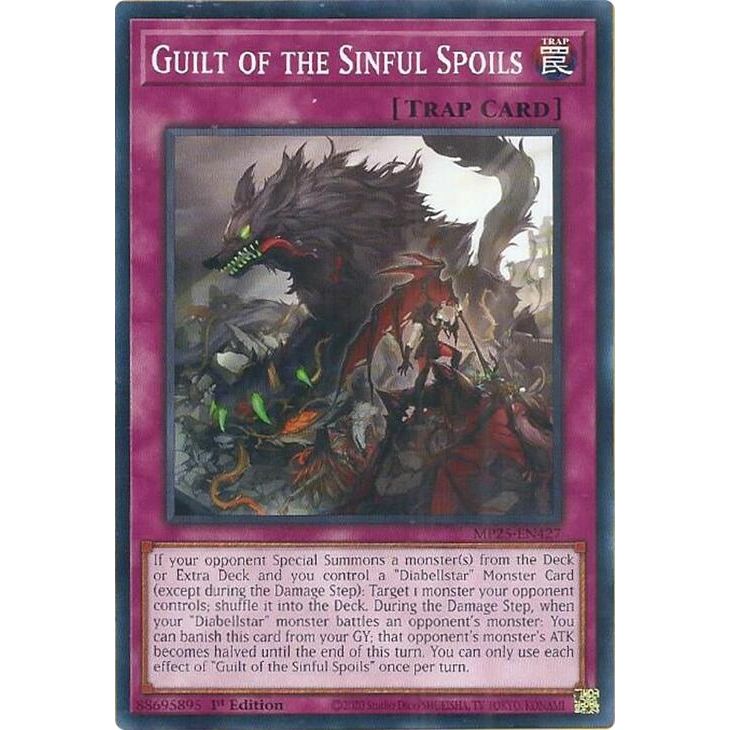 Image for Guilt of the Sinful Spoils (MP25-EN427) (MP25) - YuGiOh