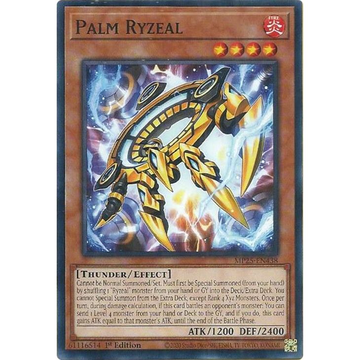 Image for Palm Ryzeal (MP25-EN438) (MP25) - YuGiOh
