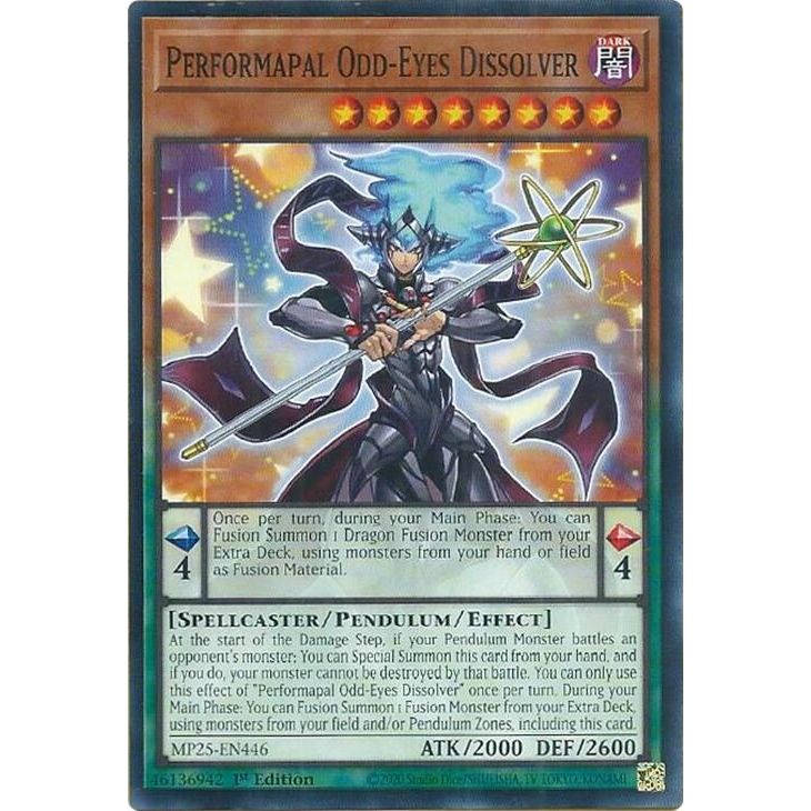 Image for Performapal Odd-Eyes Dissolver (MP25-EN446) (MP25) - YuGiOh
