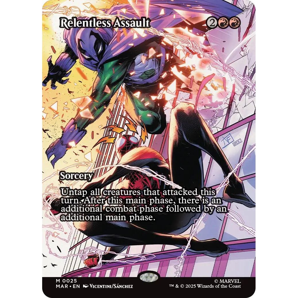 Image for Relentless Assault (Borderless) (25) (MAR) - Magic: The Gathering