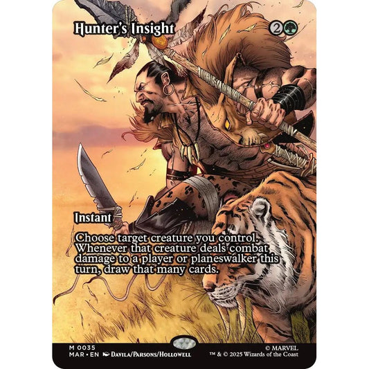 Image for Hunter's Insight (Borderless) (35) (MAR) - Magic: The Gathering