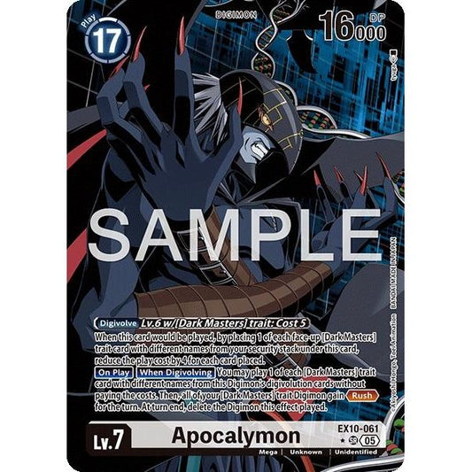 Image for Apocalymon (Alternate Art) (EX10-061 SR) (EX10) - Digimon Card Game