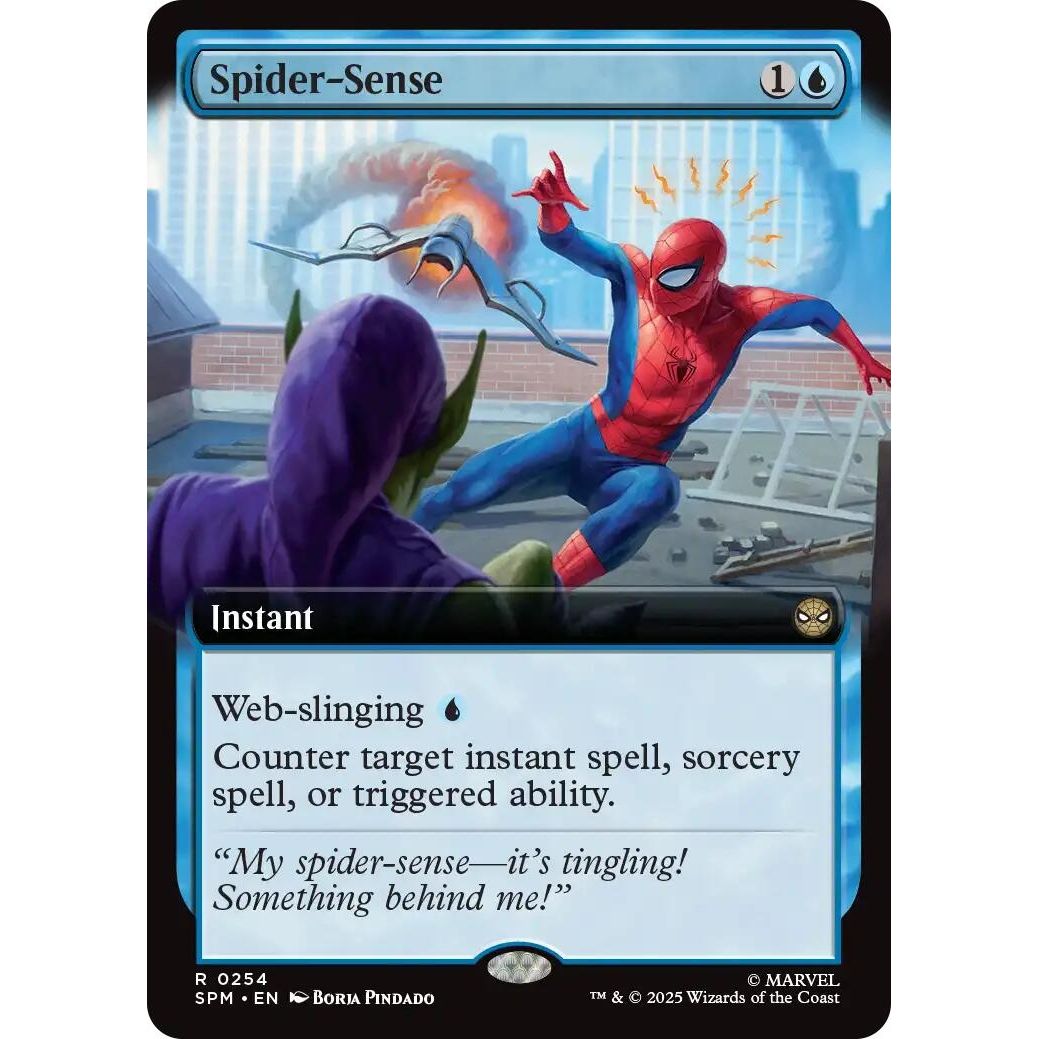 Image for Spider-Sense (Extended Art) (254) (SPM) - Magic: The Gathering