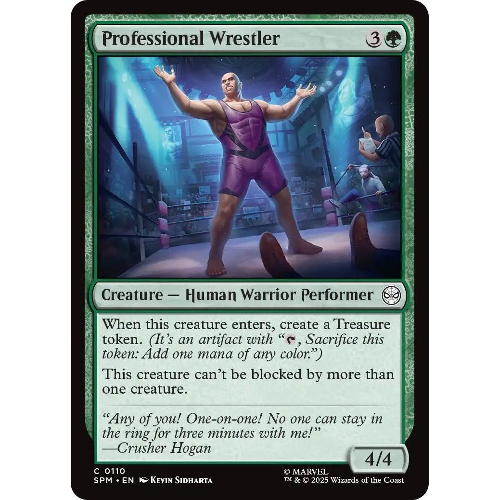 Image for Professional Wrestler (110) (SPM) - Magic: The Gathering