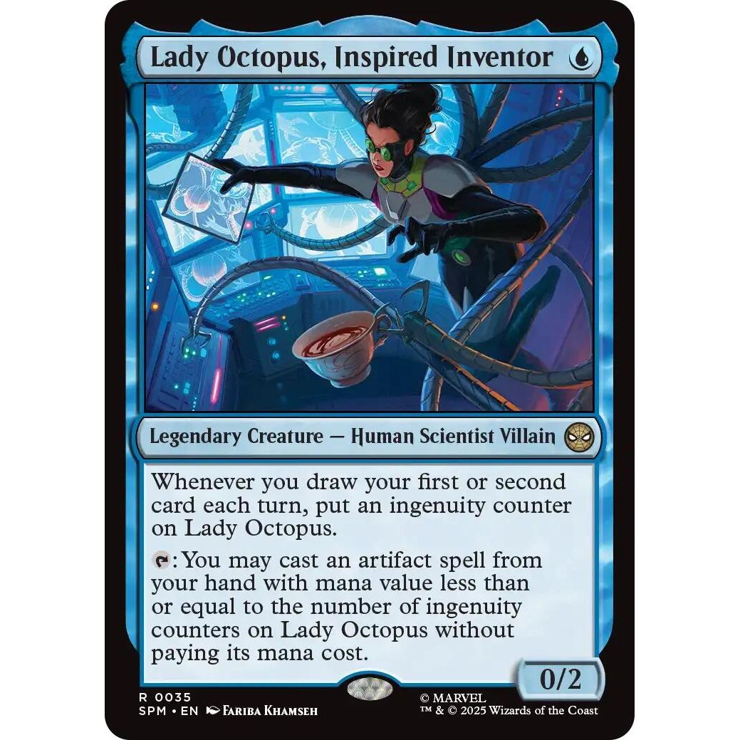 Image for Lady Octopus, Inspired Inventor (35) (SPM) - Magic: The Gathering