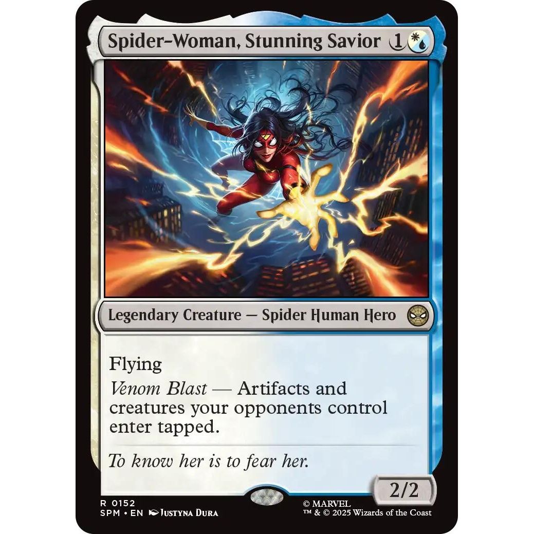 Image for Spider-Woman, Stunning Savior (152) (SPM) - Magic: The Gathering