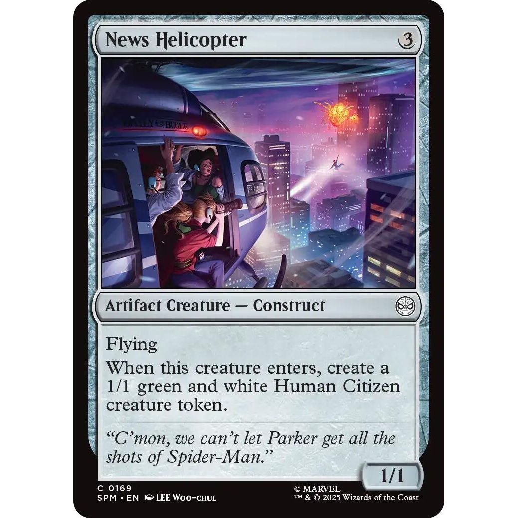 Image for News Helicopter (169) (SPM) - Magic: The Gathering