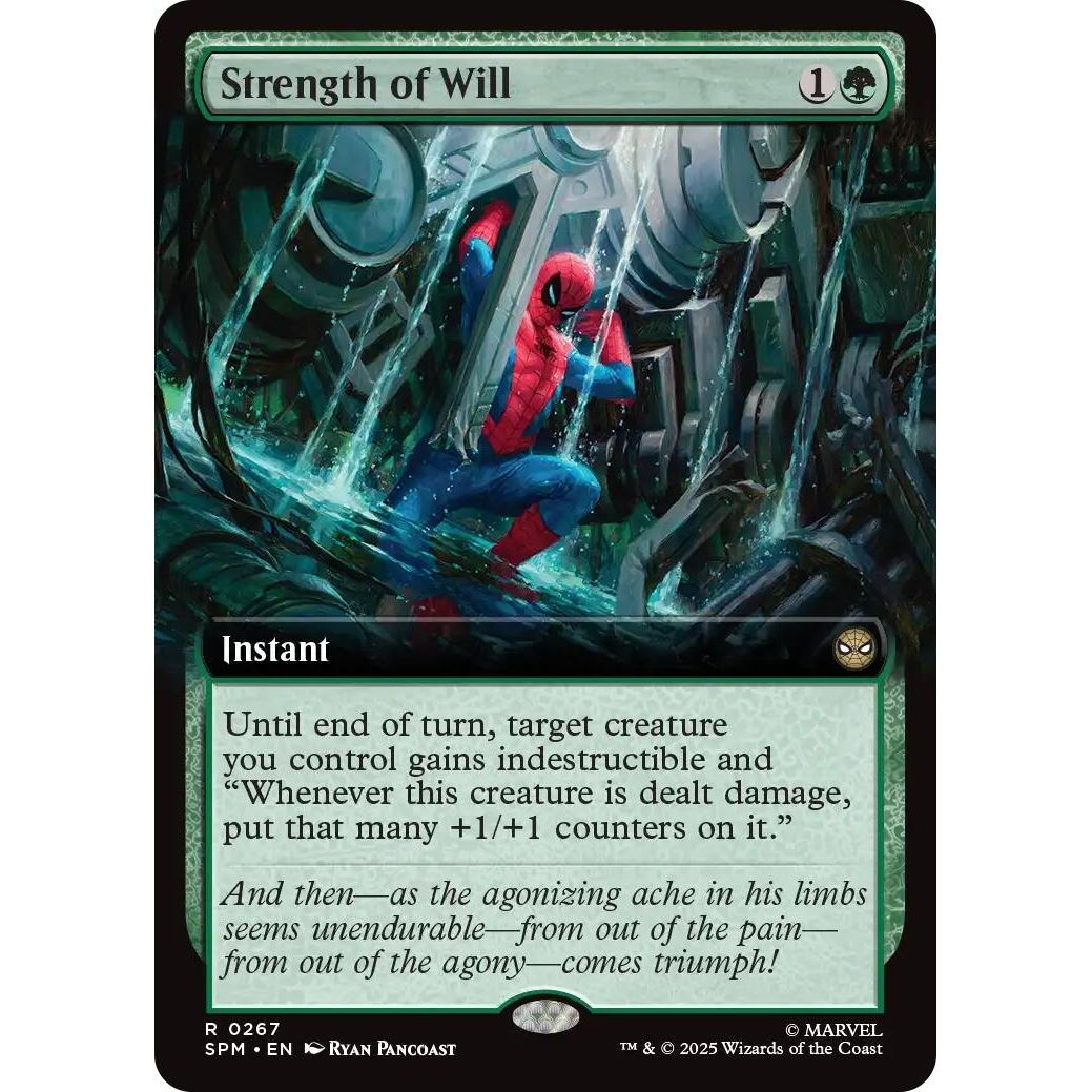Image for Strength of Will (Extended Art) (267) (SPM) - Magic: The Gathering