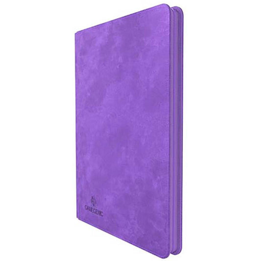 Image for GameGenic Zip-Up Album 18-Pocket Side-Loading - Purple - Storage Albums