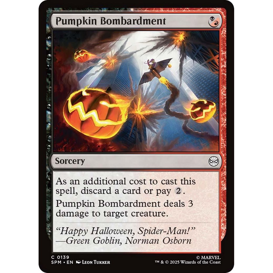 Image for Pumpkin Bombardment (139) (SPM) - Magic: The Gathering