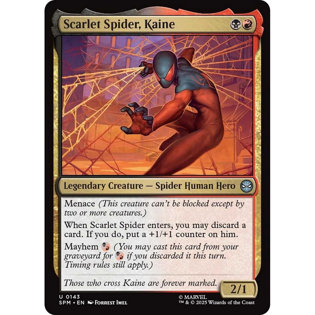 Image for Scarlet Spider, Kaine (143) (SPM) - Magic: The Gathering