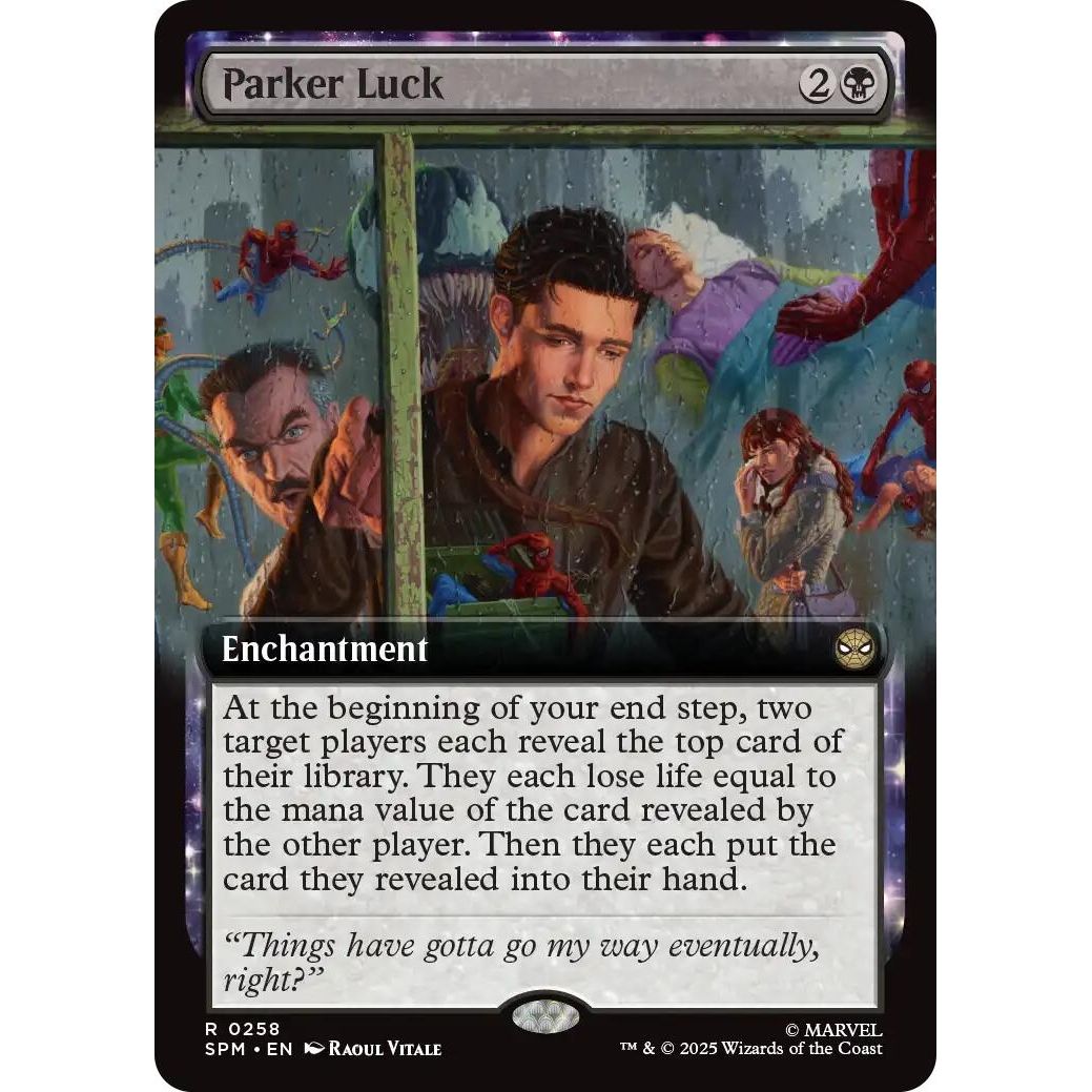 Image for Parker Luck (Extended Art) (258) (SPM) - Magic: The Gathering
