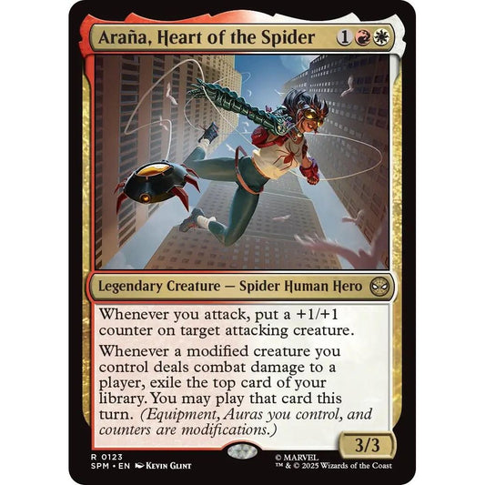 Image for Araña, Heart of the Spider (123) (SPM) - Magic: The Gathering