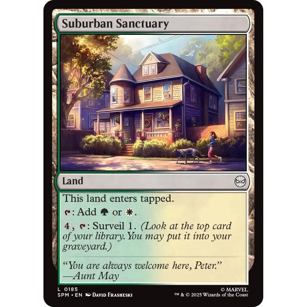 Image for Suburban Sanctuary (185) (SPM) - Magic: The Gathering