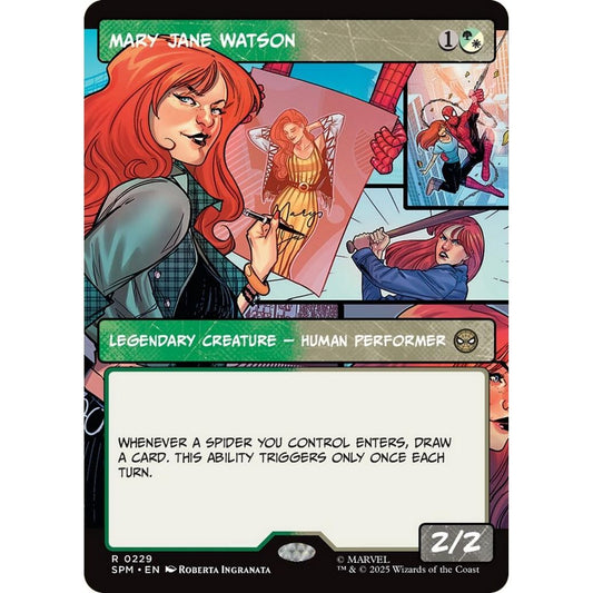 Image for Mary Jane Watson (Borderless) (229) (SPM) - Magic: The Gathering