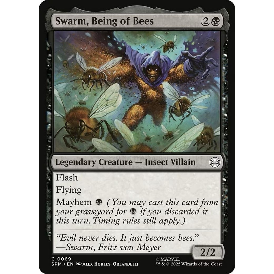 Image for Swarm, Being of Bees (69) (SPM) - Magic: The Gathering