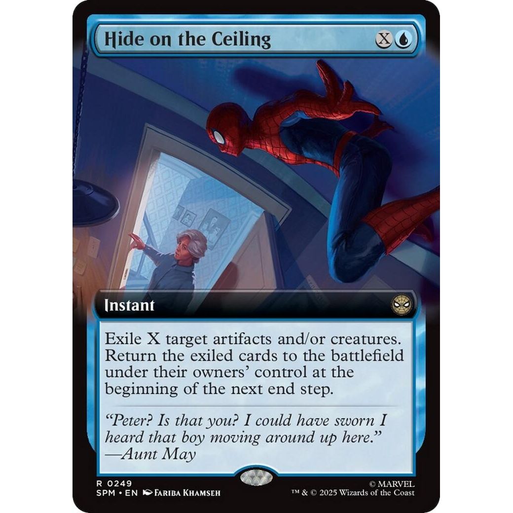 Image for Hide on the Ceiling (Extended Art) (249) (SPM) - Magic: The Gathering
