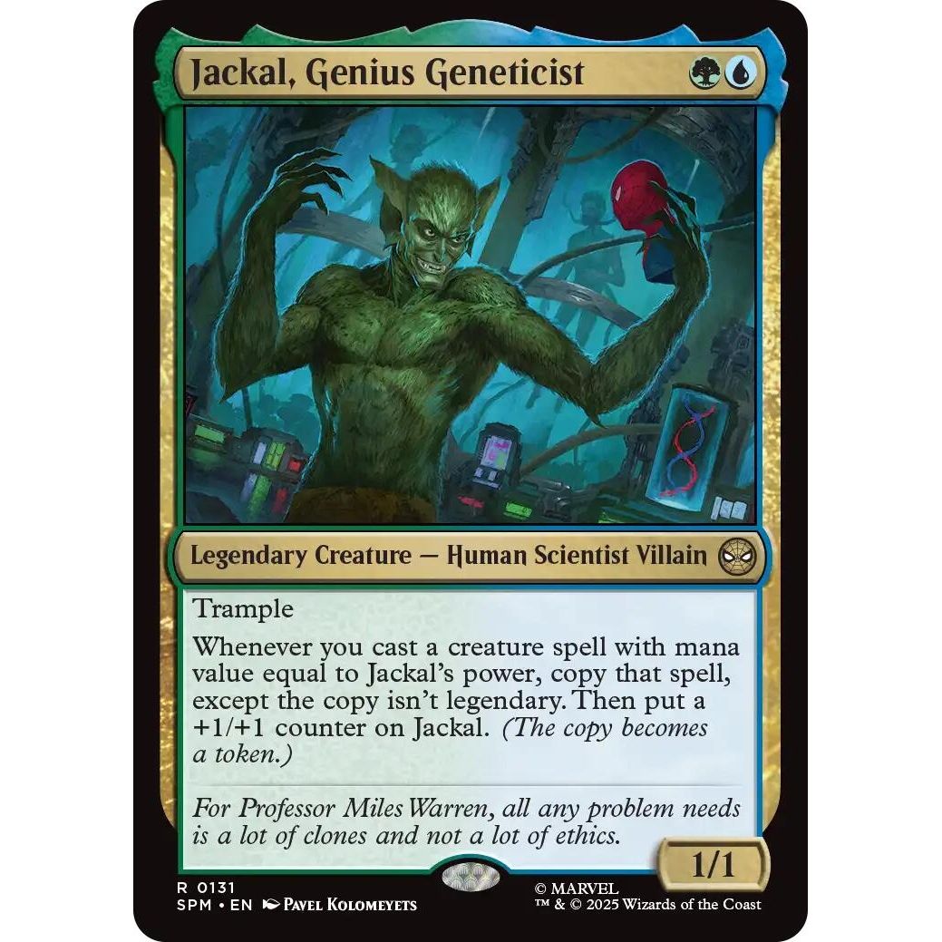 Image for Jackal, Genius Geneticist (131) (SPM) - Magic: The Gathering