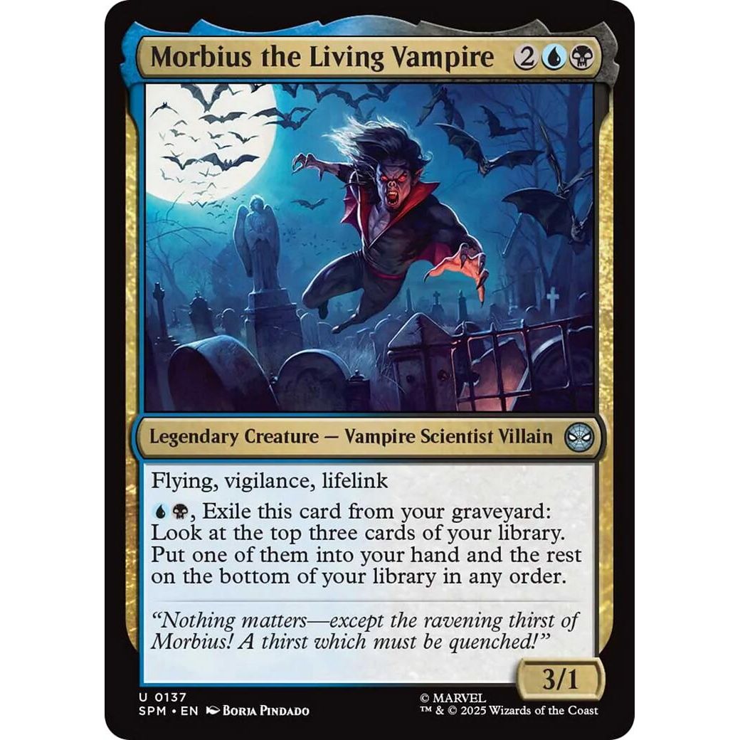 Image for Morbius the Living Vampire (137) (SPM) - Magic: The Gathering