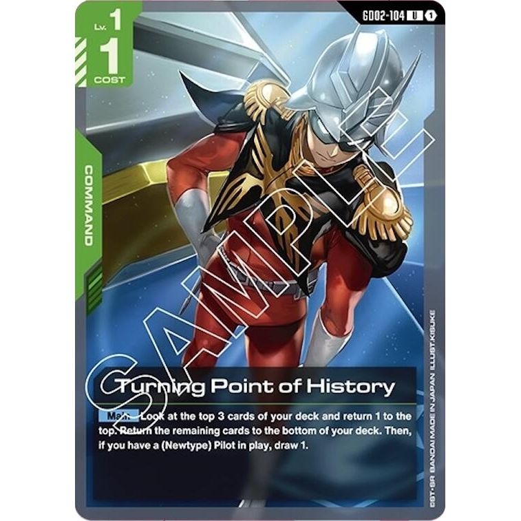 Image for Turning Point of History (GD02-104) (GD02) - Gundam Card Game