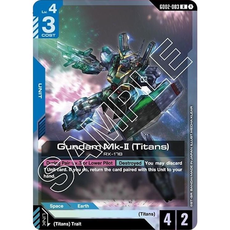Image for Gundam Mk-II (Titans) (GD02-003) (GD02) - Gundam Card Game