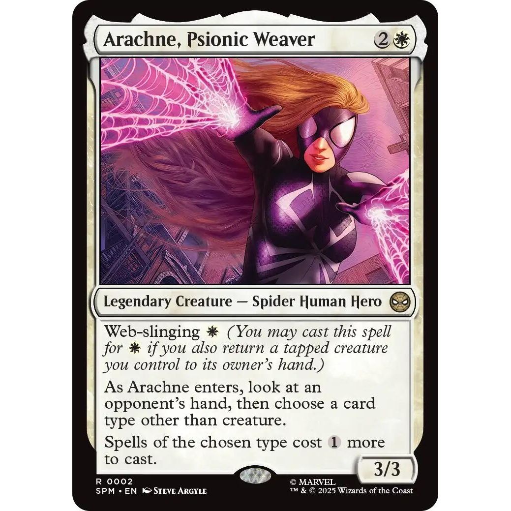 Image for Arachne, Psionic Weaver (2) (SPM) - Magic: The Gathering