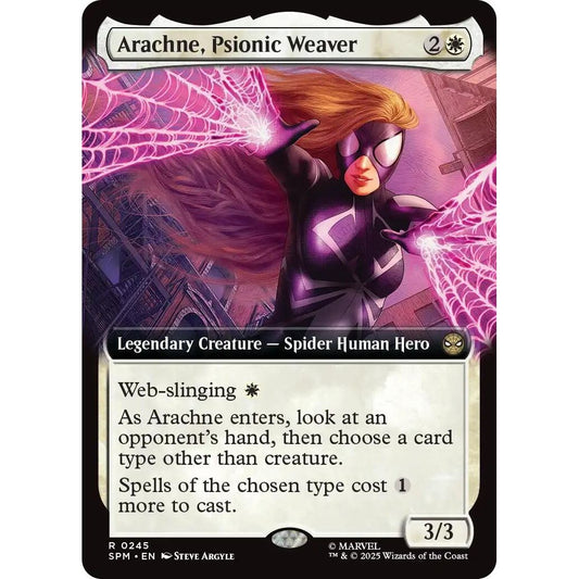 Image for Arachne, Psionic Weaver (Extended Art) (245) (SPM) - Magic: The Gathering