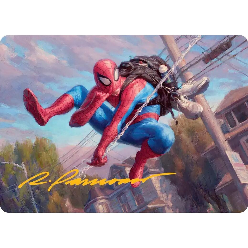 Image for Spider-Man, Web-Slinger Art Card (Gold-Stamped Signature) (4) (AASPM) - Magic: The Gathering